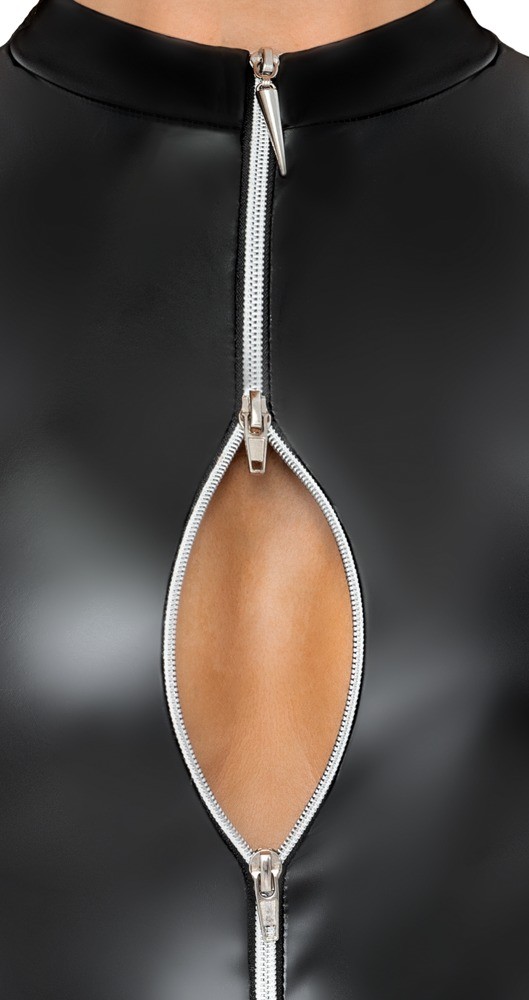 Body Pelle Con Cerniera Taglia XL 5 Body Pelle Con Cerniera Taglia XL