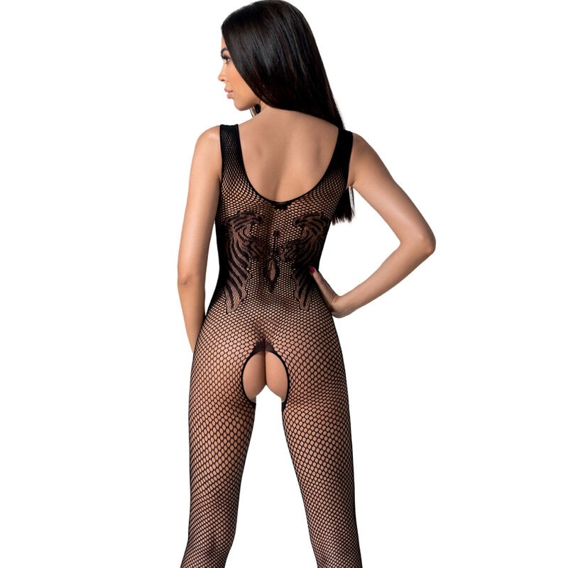 Bodystocking Nero Taglia Unica con Bretelle 3 Bodystocking Nero Taglia Unica con Bretelle