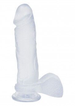 Dildo Crystal Jellies con testicoli Cock 8 '' 1 Dildo Crystal Jellies con testicoli Cock 8 ''