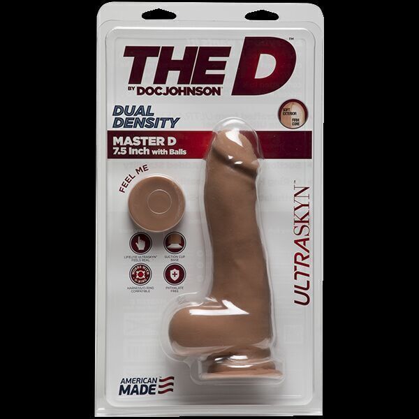 Fallo Master D 7.5 pollici ULTRASKYN Caramello 3 Fallo Master D 7.5 pollici ULTRASKYN Caramello