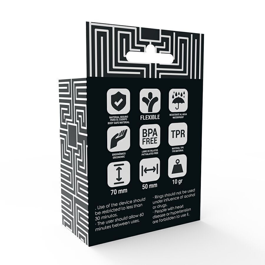 Set Ring Pene Neri 3 Set Ring Pene Neri