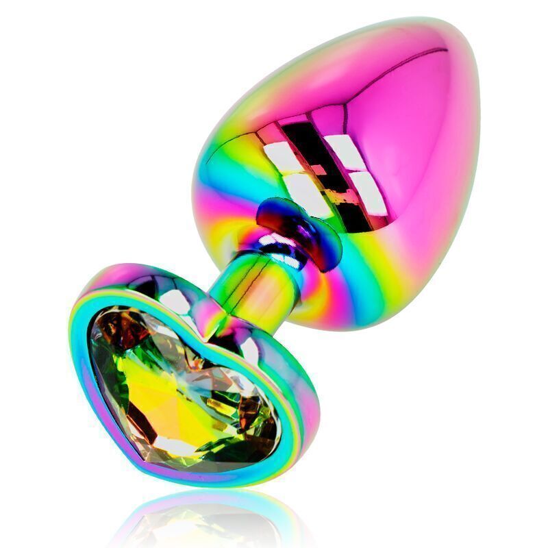Plug Anale Cuore Iridescente L 3 Plug Anale Cuore Iridescente L