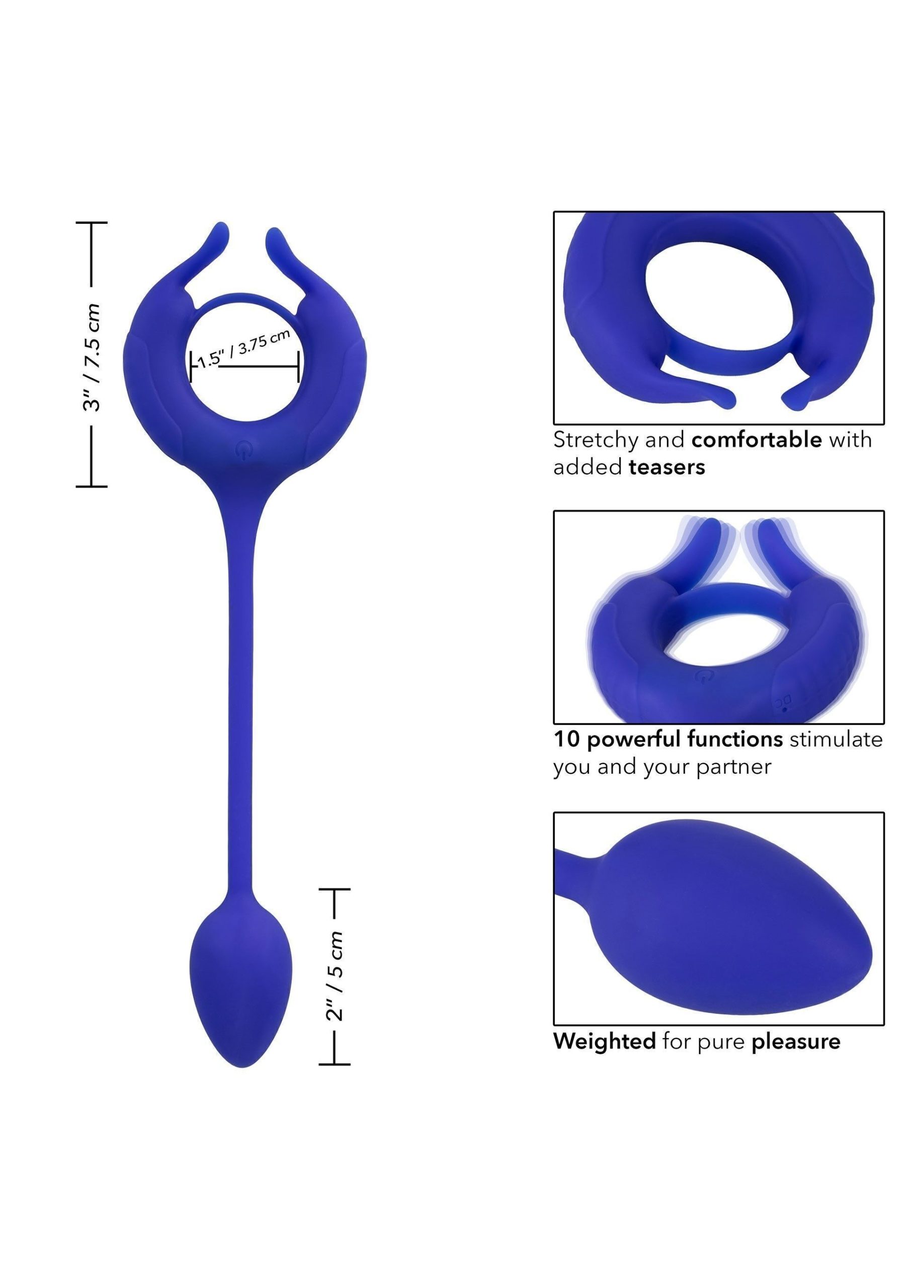 Admiral Weighted Cock Ring anal 5 Admiral Weighted Cock Ring anal