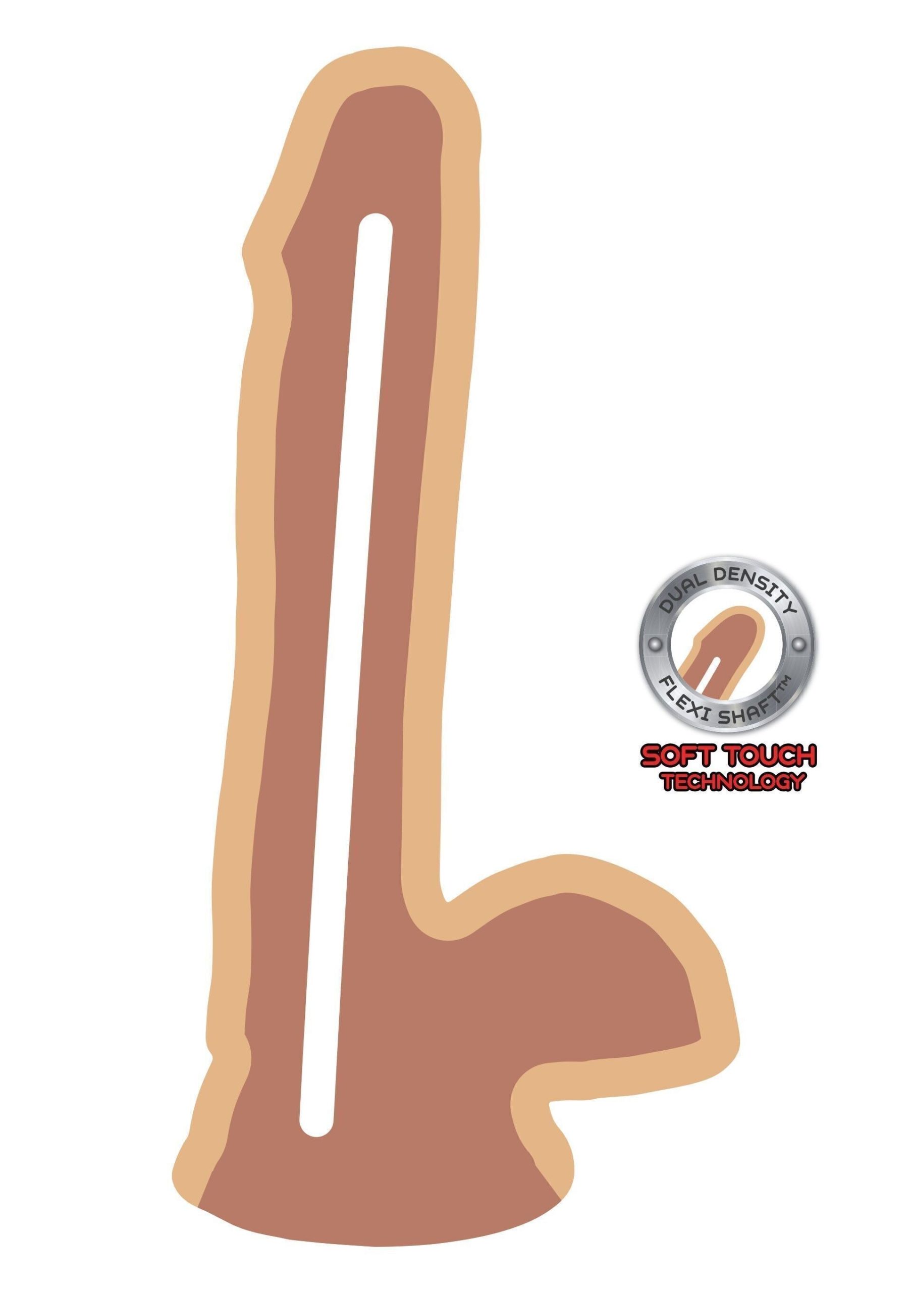 Dildo 6inch Dual Density Cock ultra soft 3 Dildo 6inch Dual Density Cock ultra soft