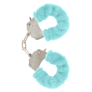 Manette Peluche Furry Fun Azzurro 20 Manette Peluche Furry Fun Azzurro