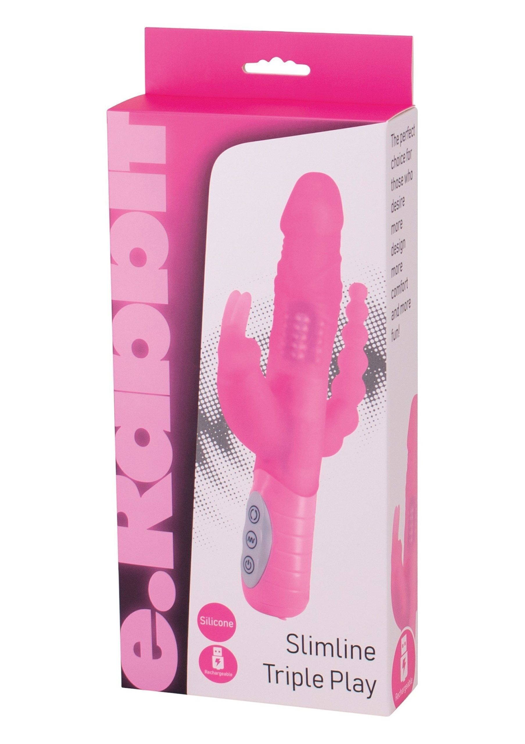 Vibratore Tripla Azione Slimeline 3 Vibratore Tripla Azione Slimeline