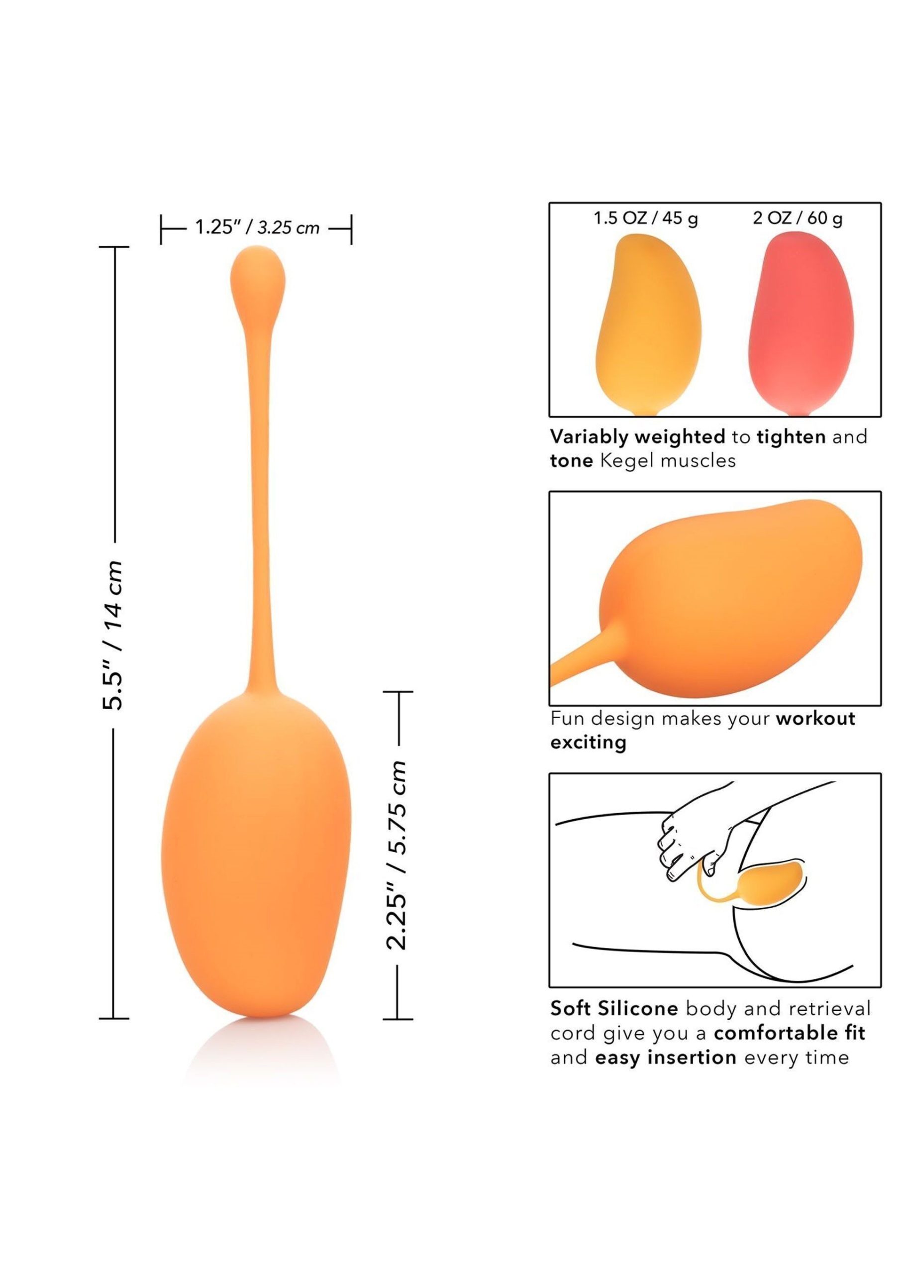 Set da allenamento Kegel Mango 6 Set da allenamento Kegel Mango