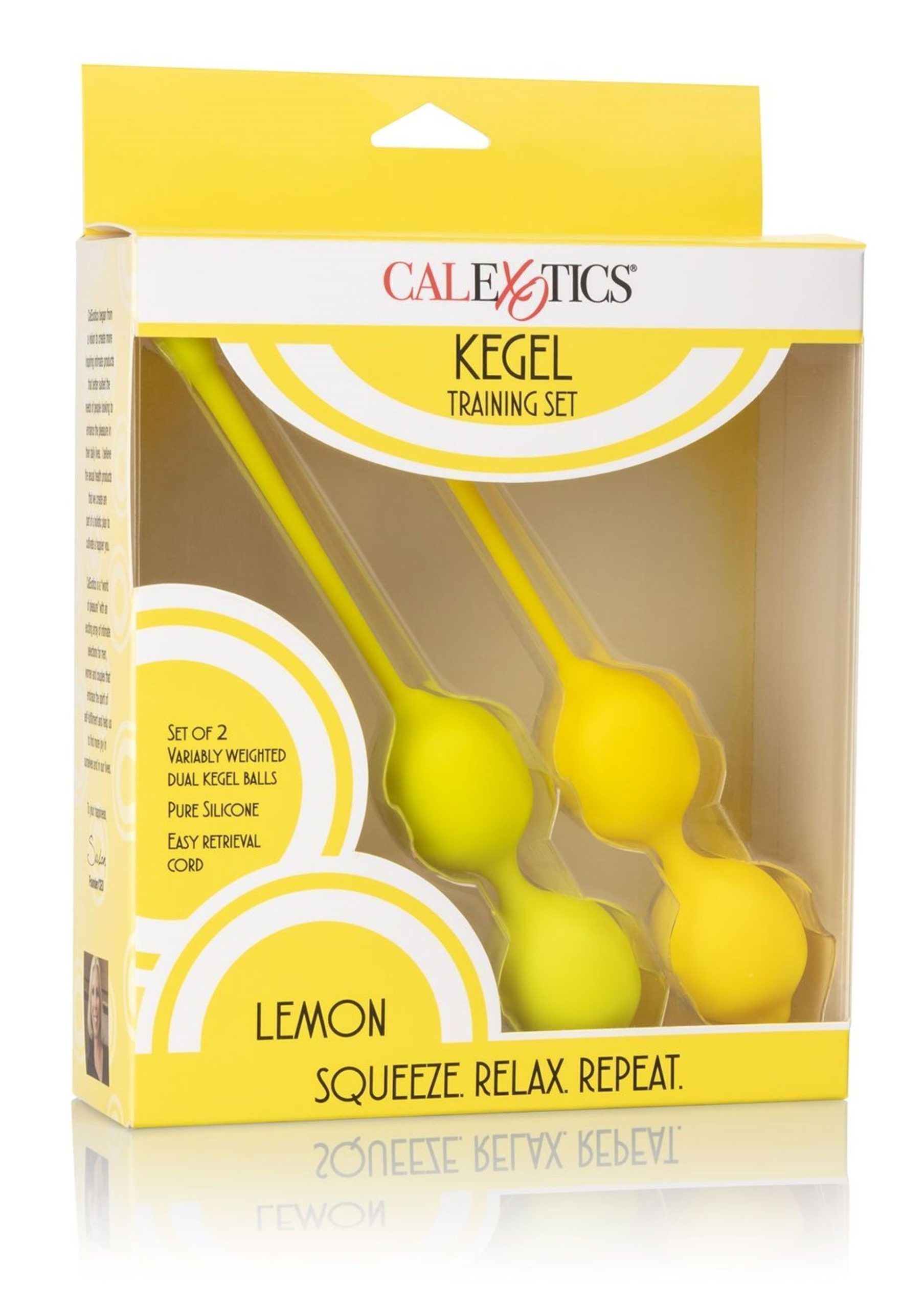 Kegel Training Set Limone 3 Kegel Training Set Limone