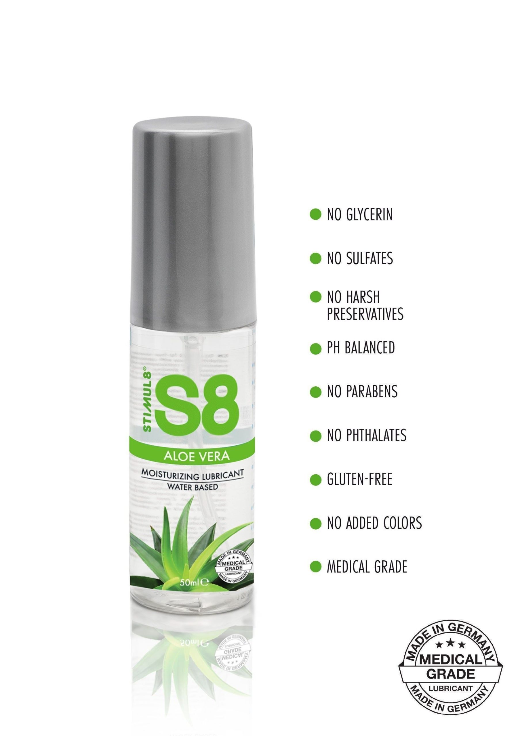 S8 Lubrificante Aloe Vera 50ml 3 S8 Lubrificante Aloe Vera 50ml
